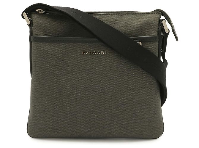 Bulgari Borsa a Spalla Bvlgari Weekend Nero Grigio antracite - vista 2
