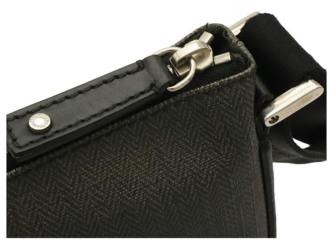 Bulgari Borsa a Spalla Bvlgari Weekend Nero Grigio antracite - vista 7