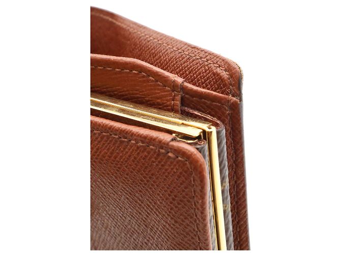 Louis Vuitton Monogram Bi-Fold Wallet Braun - Ansicht 8