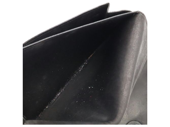 Hermès Cartera larga plegable HERMES Dogon Duo GM Negro - vista 7