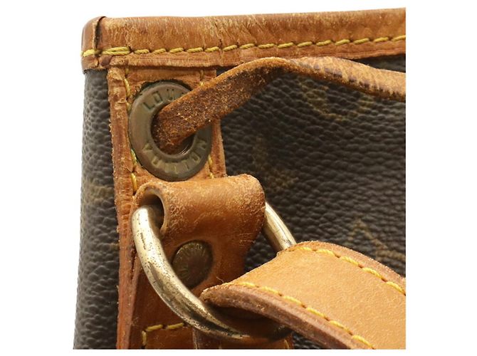 Borsa a Spalla Louis Vuitton Monogram Noe Marrone - vista 6