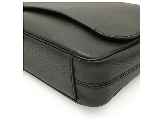 Borsa a Spalla Louis Vuitton Taiga Roman PM Nero - vista 4