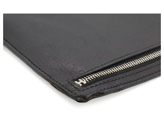Hermès Astuccio per penna in pelle nera Hermes Nero - vista 4