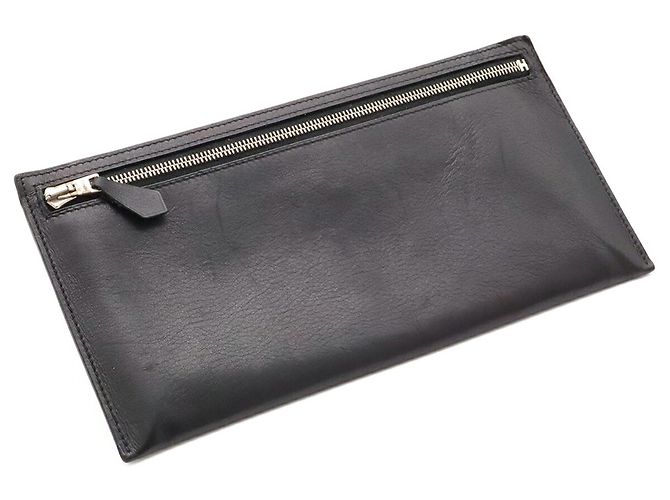 Hermès Astuccio per penna in pelle nera Hermes Nero - vista 8