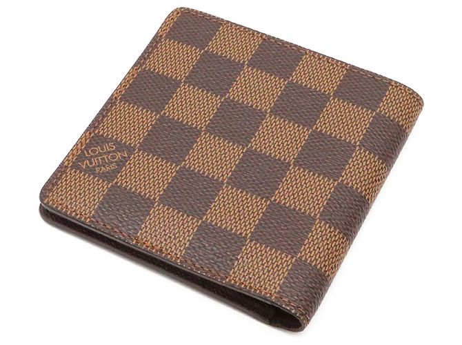 Louis Vuitton Damier Bi-Fold Wallet Braun - Ansicht 3