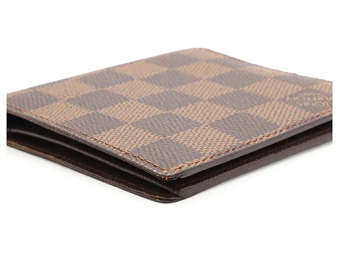 Louis Vuitton Damier Bi-Fold Wallet Braun - Ansicht 4