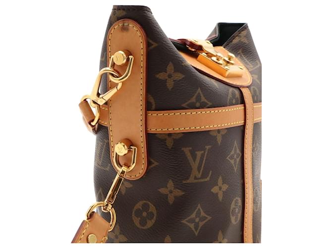 Borsa Duffle Monogram Louis Vuitton Marrone - vista 8