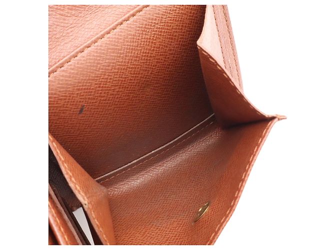 Louis Vuitton Monogram Bi-Fold Wallet Braun - Ansicht 9
