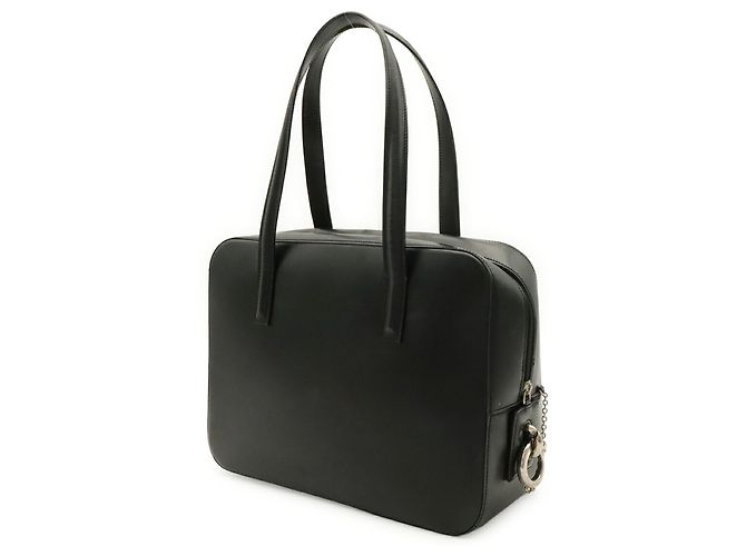Borsa a mano/Tote in pelle nera Panthère di Cartier Nero - vista 3