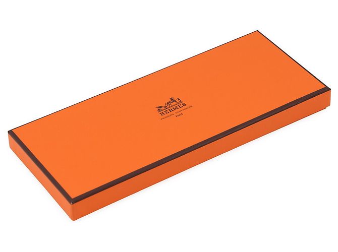 Hermès Pañuelo de seda 100% azul marino Hermes - vista 5