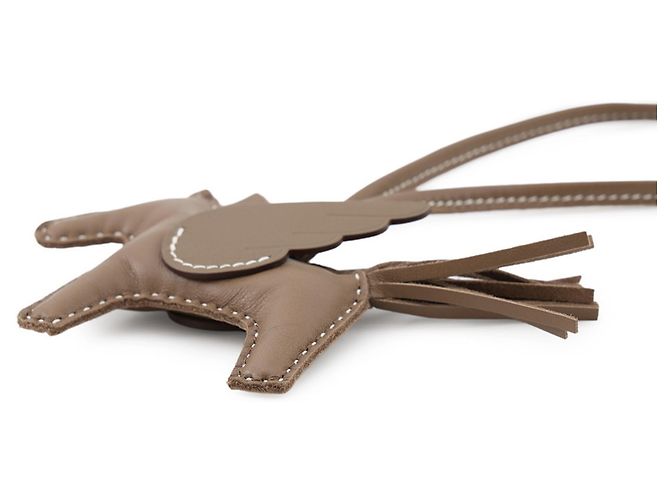Hermès Charm per borsa Hermes Rodeo PM Pegasus Taupe - vista 2
