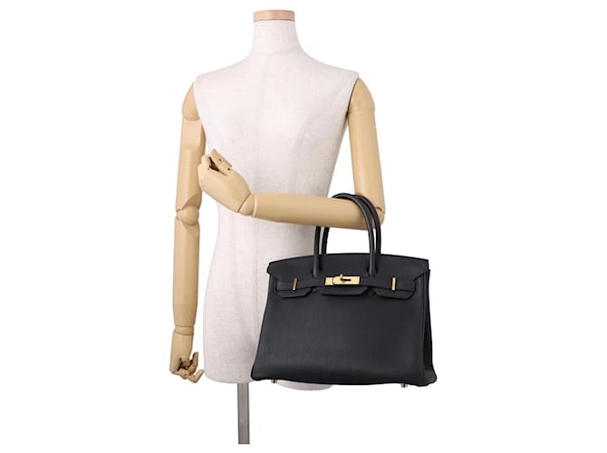 Hermès Borsa Hermes Birkin 30 Nero - vista 4