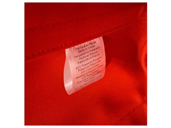 Hermès Bolso Hermes Sac de Pansage Groom Roja Azul marino - vista 18