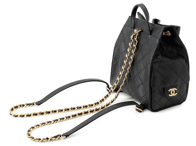 Zaino Chanel Matelassé Nero - vista 2