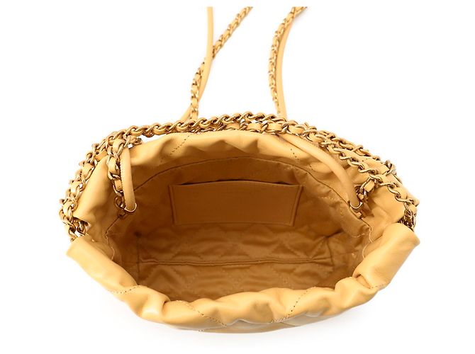 Borsa Chanel 22 Mini Coco Mark Beige - vista 6