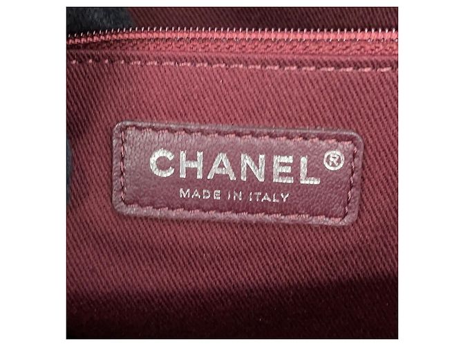 Borsa Tote Chanel Deauville Line Medium Multicolore Beige - vista 14