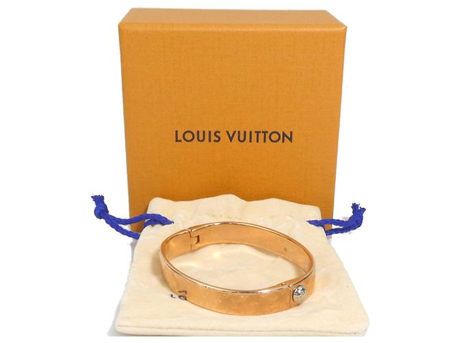 Bracciale rigido in metallo oro rosa Louis Vuitton D'oro - vista 10