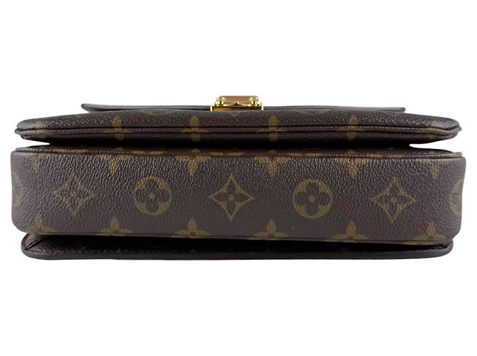 Borsa a Spalla Louis Vuitton Monogram Pochette Metis Marrone Monogramma - vista 4