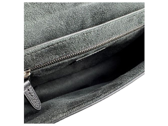 Borsa a tracolla in pelle nera Louis Vuitton Nero - vista 11