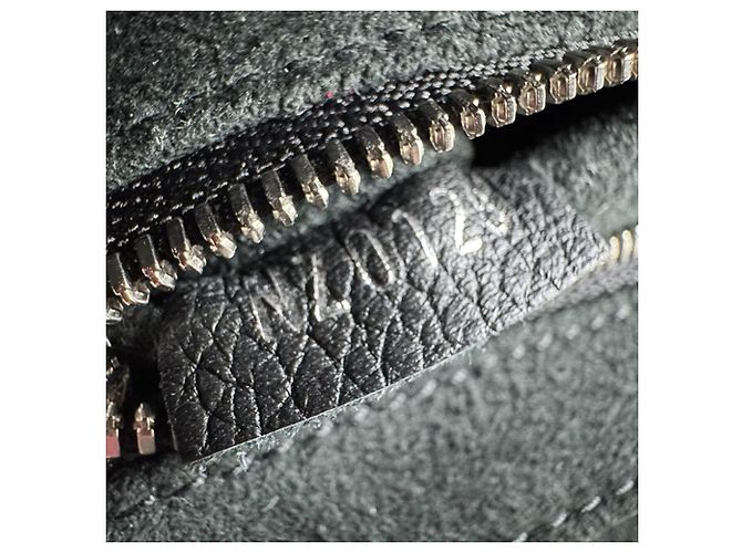 Borsa a tracolla in pelle nera Louis Vuitton Nero - vista 13