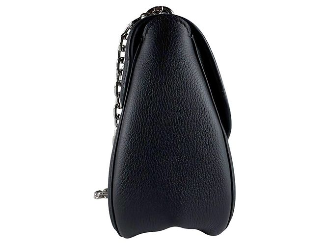 Borsa a tracolla in pelle nera Louis Vuitton Nero - vista 2