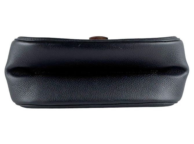 Borsa a tracolla in pelle nera Louis Vuitton Nero - vista 4