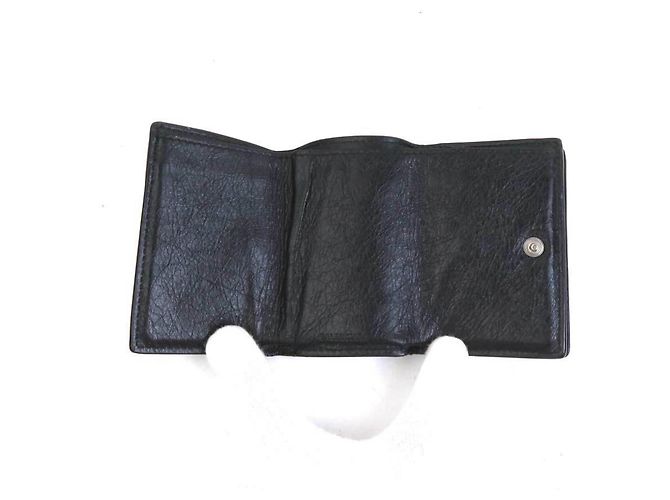 Everyday Cartera tríptico en cuero negro Balenciaga - vista 5