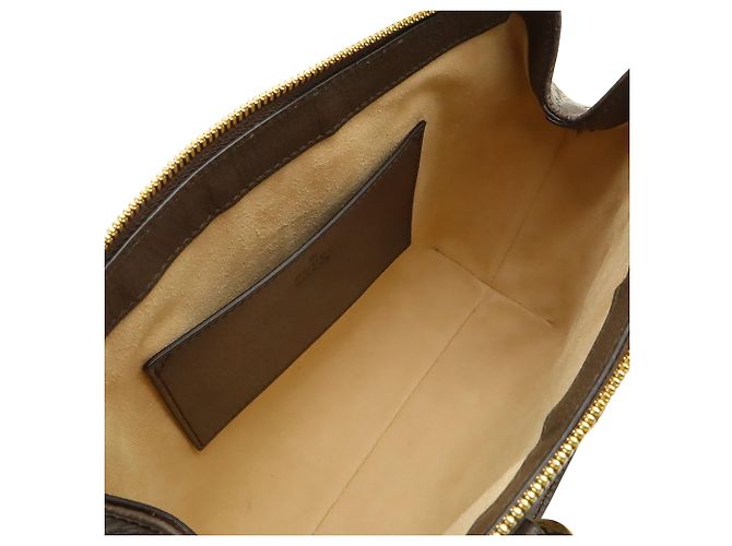 Borsa Gucci Beige Small GG Supreme Web Ophidia - vista 3