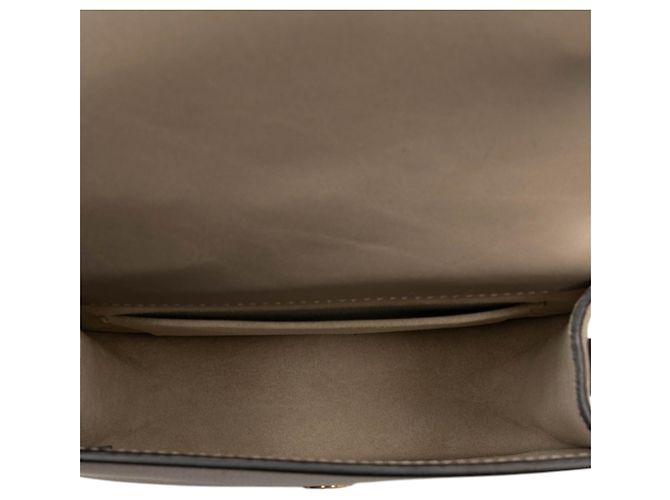 Borsa a tracolla Nile in piccola pelle marrone Chloé Taupe - vista 4