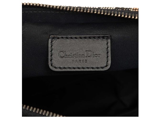 Pochette Saddle in tela Diorissimo nera Mini Dior Nero - vista 5