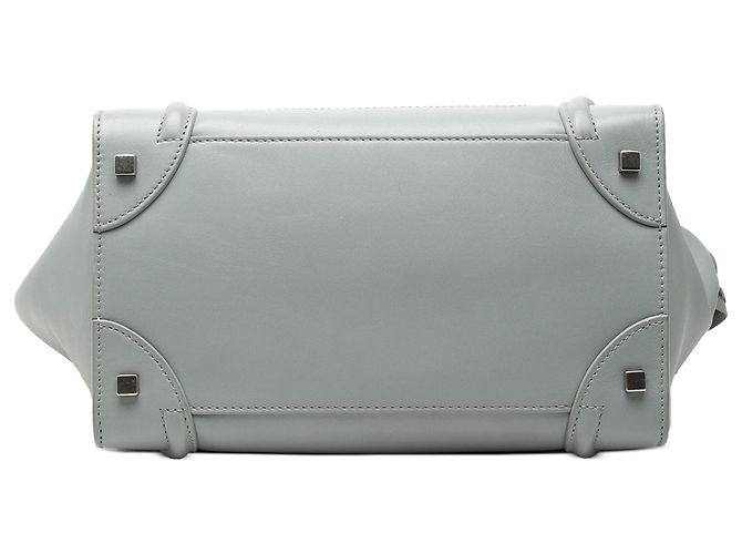 Luggage Céline Borsa Celine Gray Mini in pelle Marrone - vista 3