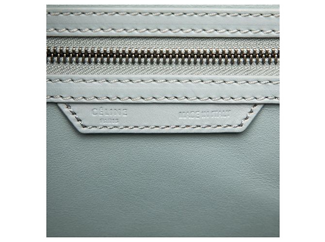 Luggage Céline Borsa Celine Gray Mini in pelle Marrone - vista 5