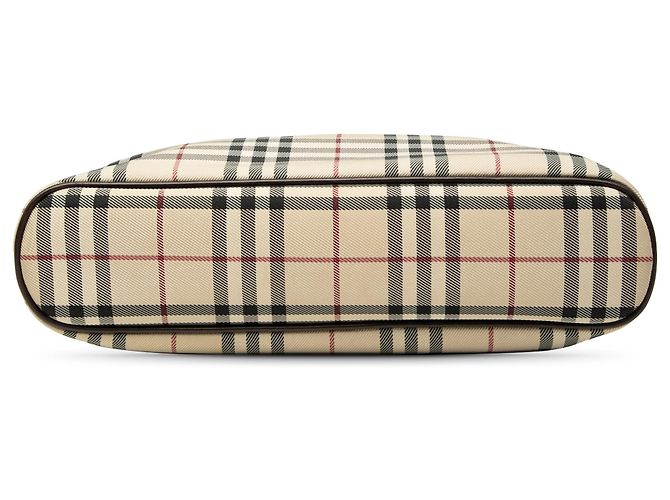 Burberry Beige House Check Canvas Tote - Ansicht 3