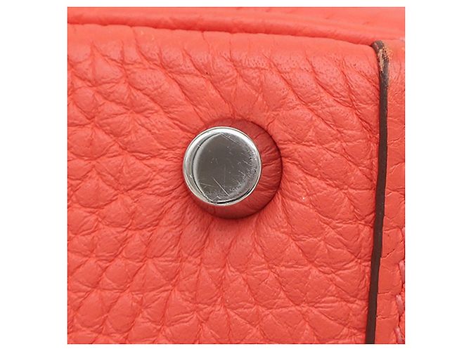 Hermès Pink Mini Clemence Lindy 20 Rosa - vista 10