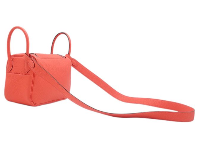 Hermès Pink Mini Clemence Lindy 20 Rosa - vista 2