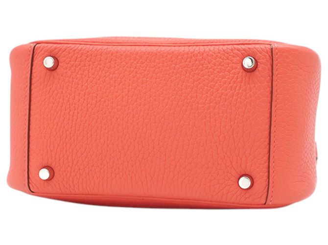 Hermès Pink Mini Clemence Lindy 20 Rosa - vista 3