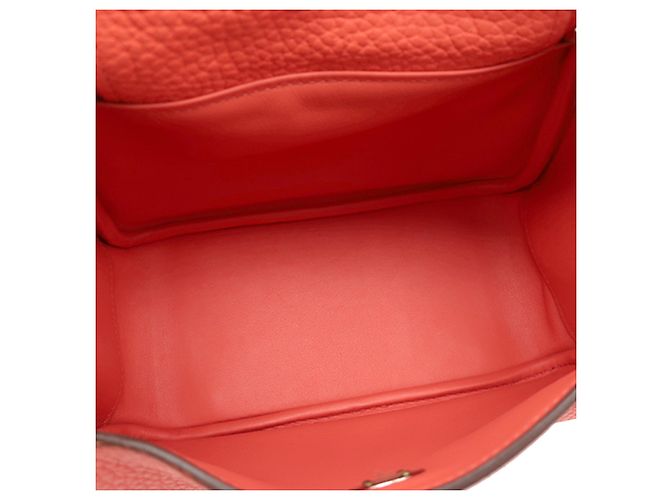 Hermès Pink Mini Clemence Lindy 20 Rosa - vista 4
