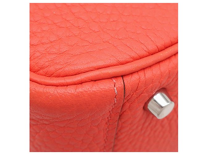Hermès Pink Mini Clemence Lindy 20 Rosa - vista 9