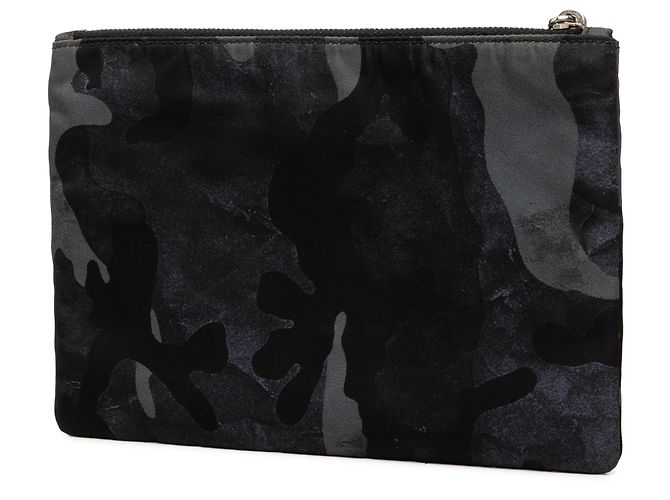 Clutch Prada Blue Tessuto Camouflage - vista 2