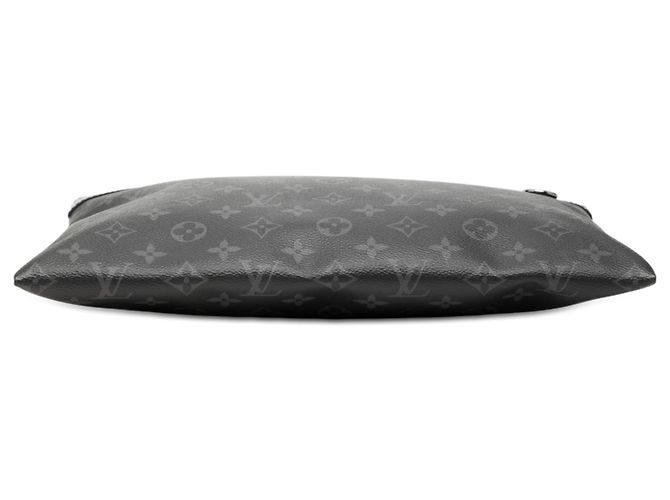 Pochette Louis Vuitton Black Monogram Eclipse Discovery GM Nero - vista 3
