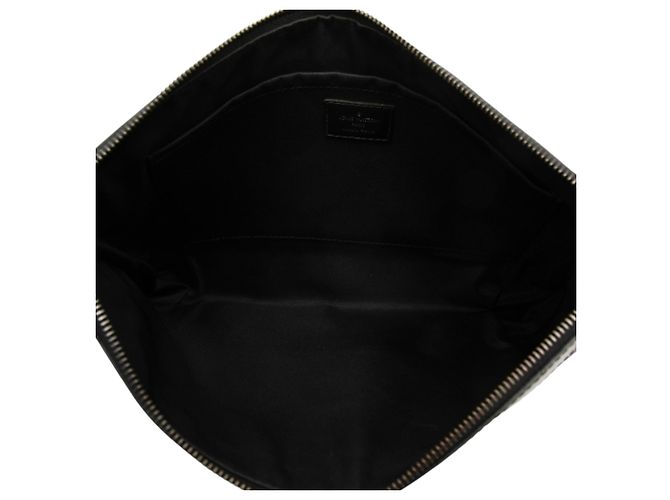 Pochette Louis Vuitton Black Monogram Eclipse Discovery GM Nero - vista 4