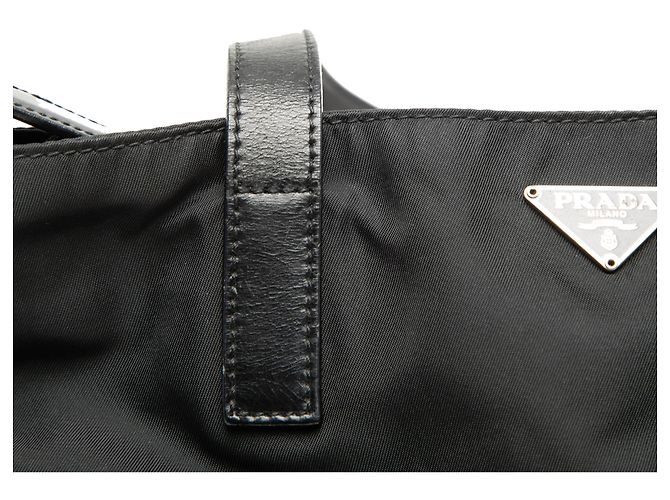 Bolsa Prada Black Tessuto Preto - vista 7