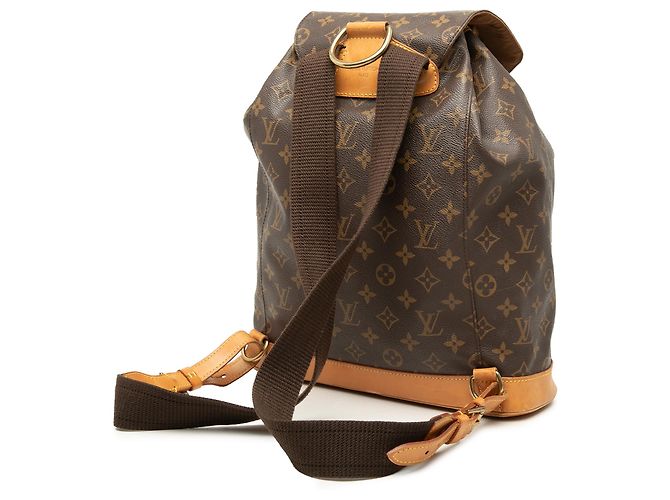 Louis Vuitton Marrone Monogram Montsouris GM - vista 2