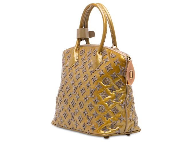 Louis Vuitton Gold Monogram Fascination Lockit D'oro - vista 2