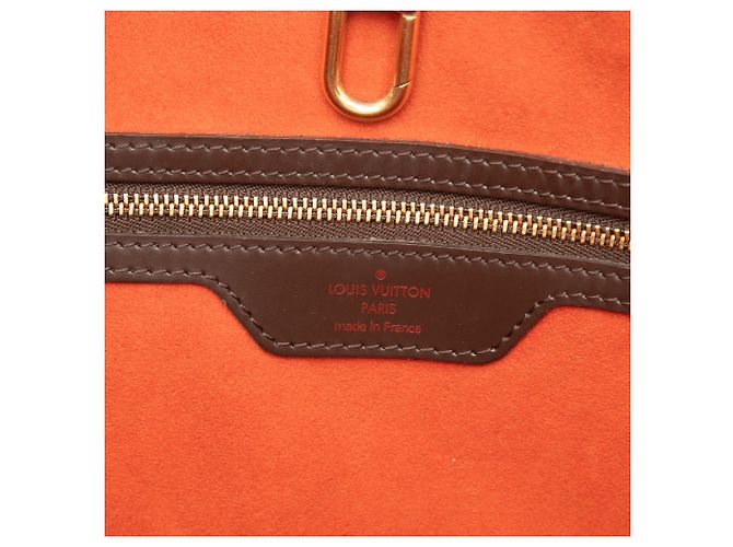 Louis Vuitton Marrone Damier Ebene Manosque GM - vista 5