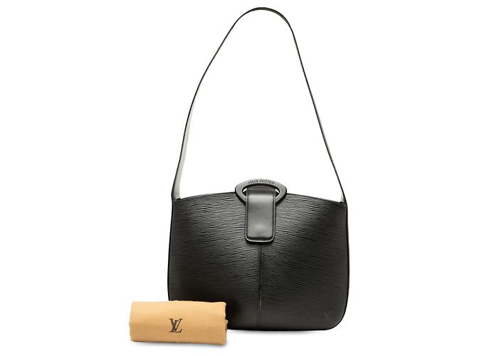 Louis Vuitton Black Epi Reverie Nero - vista 7