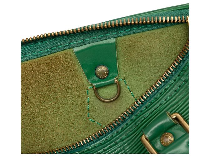 Louis Vuitton Speedy 25 in Epi verde - vista 5