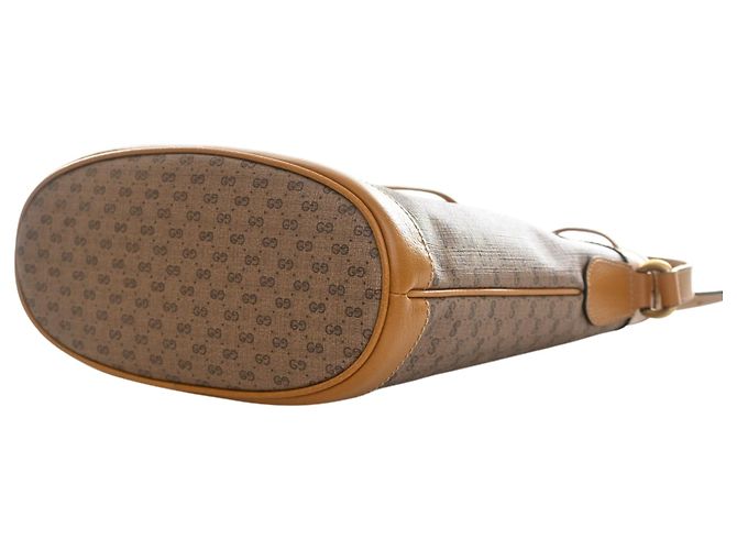 Borsa a secchiello Gucci Beige Micro GG Supreme Mickey Mouse - vista 8