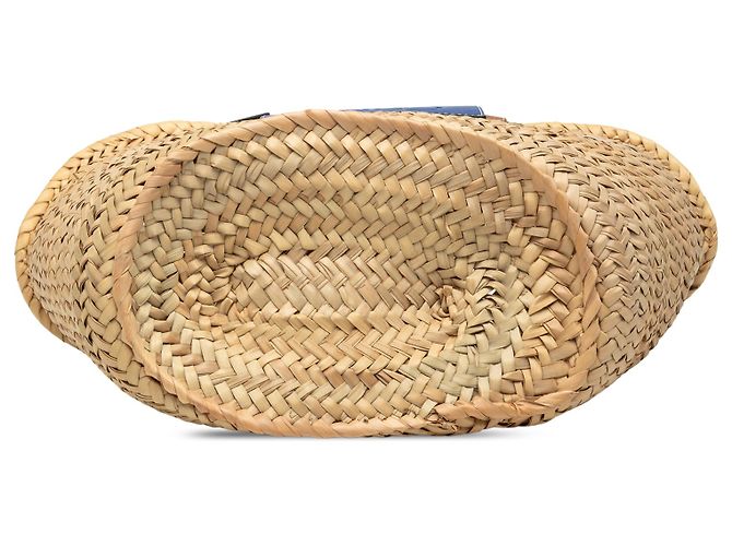 LOEWE Beige Medium Raffia Anagram Basket Tote - Ansicht 3