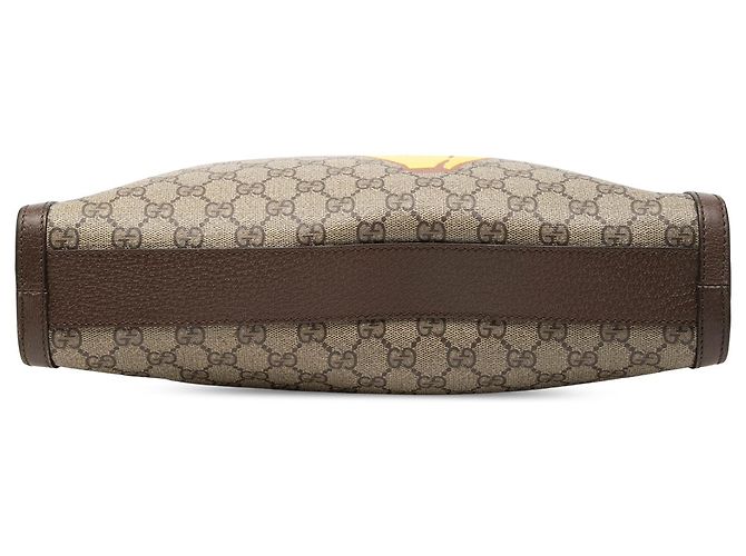 Gucci Beige Crunchyroll Bananya GG Supreme Satchel - vista 3